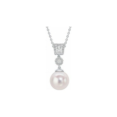 Diamonfire Strieborný prívesok s retiazkou P5522