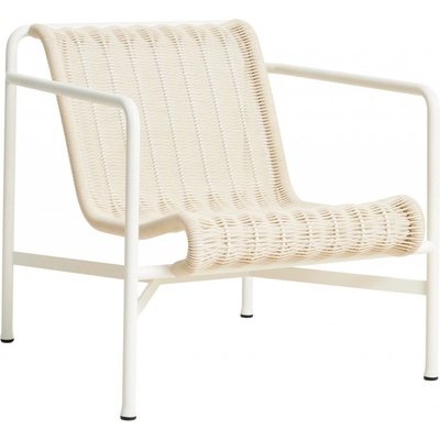HAY Zahradní křeslo Palissade Cord Lounge Chair Low, Cream White