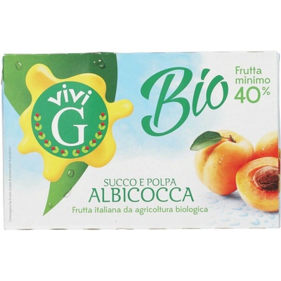 Vivi G marhuľový džús BIO 3 x 200 ml
