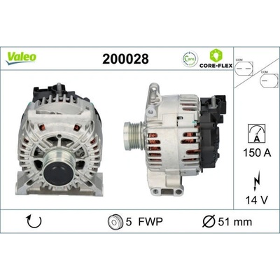 generátor VALEO 200028 VA 200028