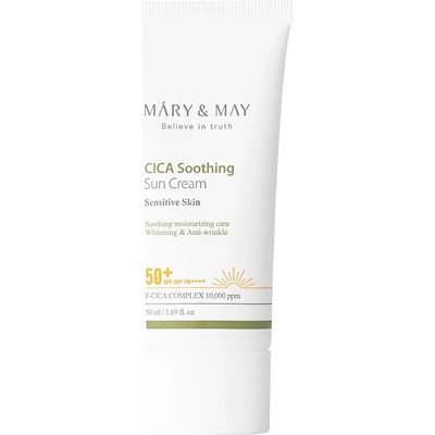 Mary & May Cica Soothing Sun Cream SPF50+ 50 ml
