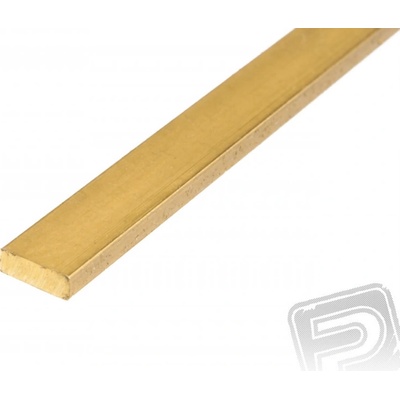 aero-naut Mosazný plochý profil 3x1x1000mm