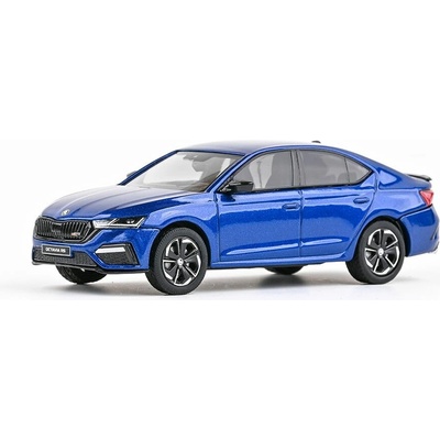 Abrex Škoda Octavia IV RS 2020 Modrá Nightfire Metalíza 1:43