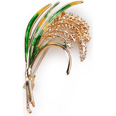 Stoklasa brož květy 4 zlatá