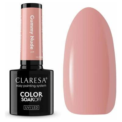 CLARESA Gelový lak Gummy Nude 1 5 ml