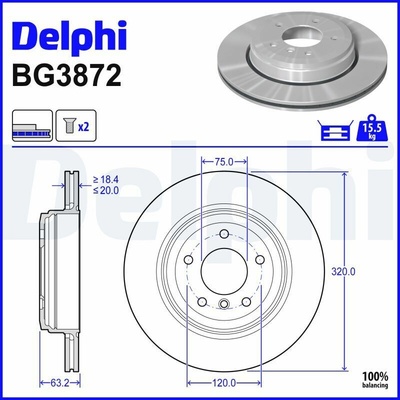 TARCZA HAM.BMW 5 E60 BG3872