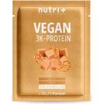 nutri + Пробен размер на вегански 3K протеин на прах - Caramel Salted Pretzel