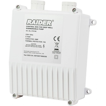 Raider Пусково табло за сондажни помпи до 0, 75 kW RD