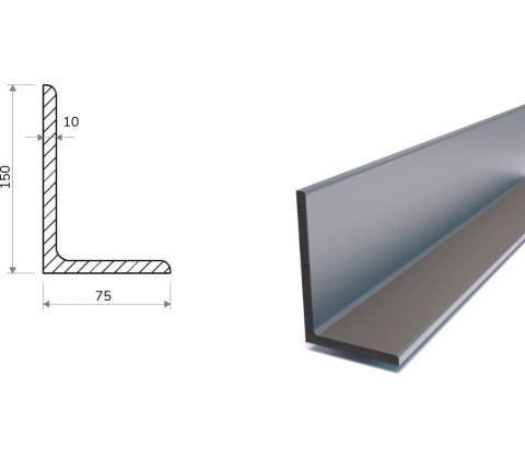 L profil 150x75x10