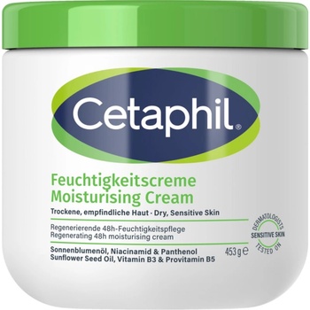 Cetaphil Moisturizing Cream хидратиращ крем за суха и чувствителна кожа 453 гр