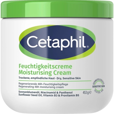 Cetaphil Moisturizing Cream хидратиращ крем за суха и чувствителна кожа 453 гр