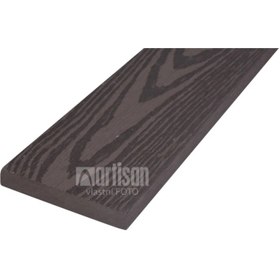 WPC dřevoplastové plotovky rovné LamboDeck 13x90x1200 - Chocolate