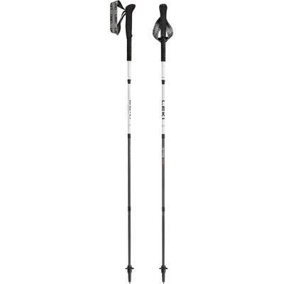 LEKI Щеки за бягане Leki Skytera FX. One SL Walking poles - Naturalcarbon / White / Neonorange - размер 105 cm (526-1078-0111)