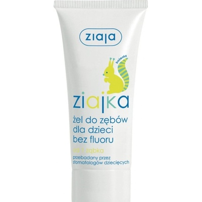Ziajka zubný gel bez fluoru Veverka 50 ml