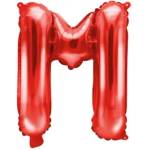 PartyDeco Балон от фолио Mini - Буква M 35см червен