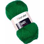 YARNART Baby 338 Dark Green Плетива прежда (Baby 338)