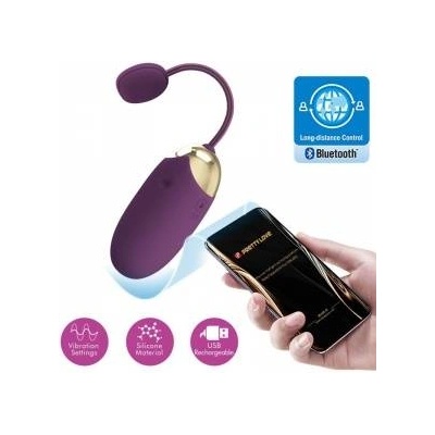 Pretty Love Abner App-Controlled Intimate Device Purple Bluetooth