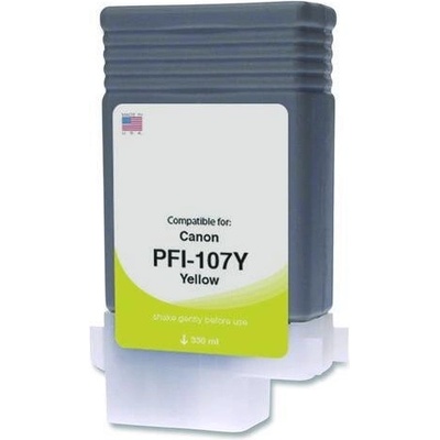 Compatible Мастилница Canon PFI-107 Y Съвместима 130 ml