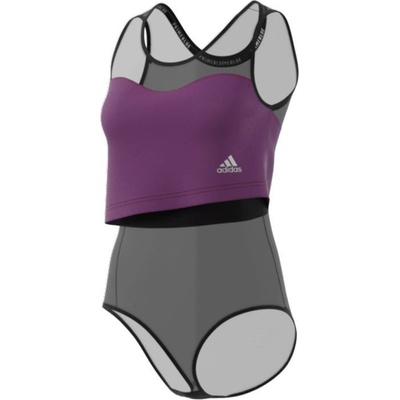 adidas Bodysuit Primeblue scarlet/semi night flash – Zboží Dáma