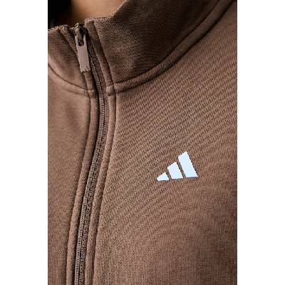Adidas суичър с цип дамски с памук Essentials (KY1910)