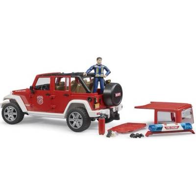 BRUDER 02528 Jeep Wrangler Пожарникари с фигурка (02528)