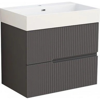 Inter Ceramic Конзолен PVC шкаф за баня ELORIA 7056DARK GREY, Inter Ceramic, 55x44x70см (7056 DARK GREY)