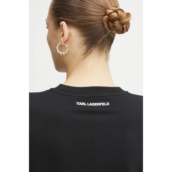 Karl Lagerfeld Памучна тениска Karl Lagerfeld IKON SKETCH (A1W17129)