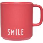 Design Letters Чаша с дръжка Favourite Smile червена (10101008ROSESMILE)