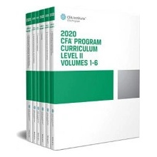 CFA Program Curriculum 2020 Level II Volumes 1-6 Box Set