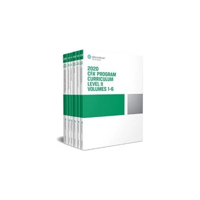 CFA Program Curriculum 2020 Level II Volumes 1-6 Box Set