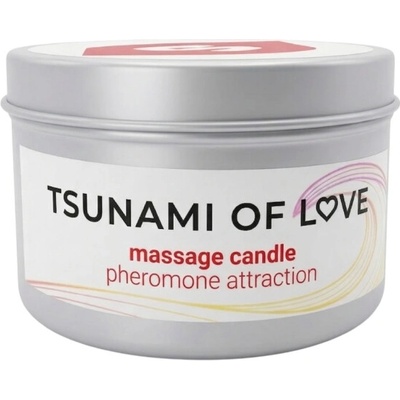 Tsunami of Love Pheromone Attraction Masážní svíčka 100 ml