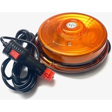 maják LED magnetický 12V-24V oranžový 48 LED