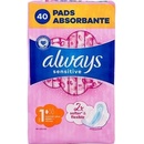 Always Ultra Sensitive Normal hygienické vložky S Krídelkami 40 ks
