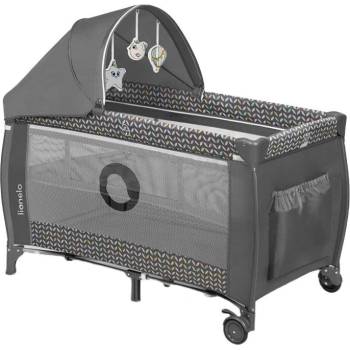 Lionelo Бебешка кошара на 2 нива с повивалник Lionelo - Sven Plus, Grey Scandi (5902581656209)