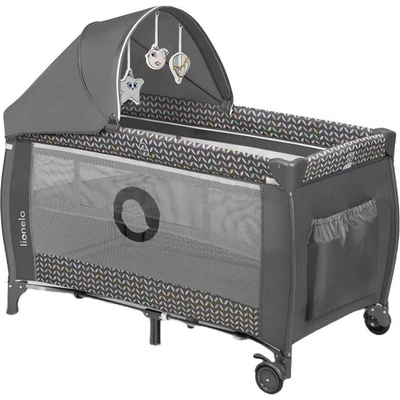 Lionelo Бебешка кошара на 2 нива с повивалник Lionelo - Sven Plus, Grey Scandi (5902581656209)