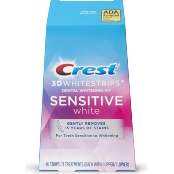 Procter & Gamble Crest 3D White Sensitive na citlivé zuby 26 ks