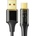 Xmart USB-A към USB Type-C кабел Xmart Amber Series, 6A, 100W, 1.2м, Черен (20581)