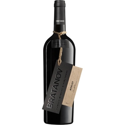 Bratanov Merlot Private Reserve - червено вино 750ml