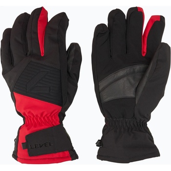 Level Мъжки скиорски ръкавици Level Legacy red