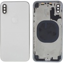 Náhradní kryty na mobilní telefony Kryt Apple iPhone X zadní stříbrný