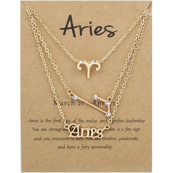 HARAHU Комплект колиета зодиакален знак - Овен kp38796 (38796)