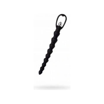 Toyfa A-TOYS, Anal Vibration Chain, Silicone, Black, 32.7 cm