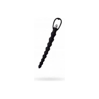 Toyfa A-TOYS, Anal Vibration Chain, Silicone, Black, 32.7 cm