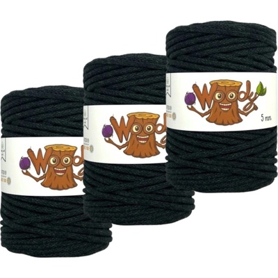 Woody Crafts 3x Woody 5 mm – Antracit (100m)