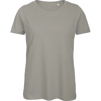 B&C Inspire T /women Dámske tričko Medium Fit z bio bavlny sivá light