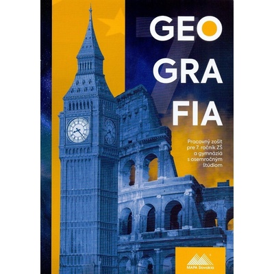 Geografia 7 - Pracovný zošit s miniatlasom - Európa - Ladislav Tolmáči