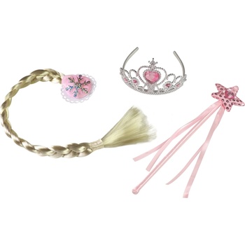 Rappa Детски комплект за принцеса Rappa - С плитка, розов (188433)