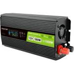 Green Cell Инвертор green cell, 12/220v, dc/ac, 500w/1000w invgc12p500lcd lcd, Чиста синусоида (gc-inv-12v-500w-gcp500lcd) - megamag