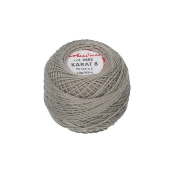 Háčkovacia priadza Karat 8 10 g - 1811