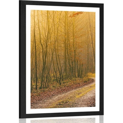 Plakát s paspartou cestička do lesa - 40x60 no frame